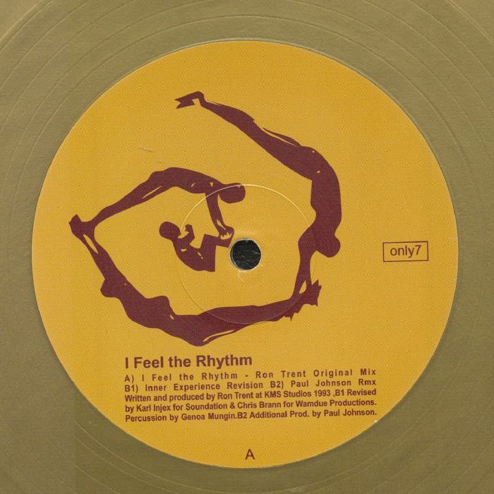Ron Trent – I Feel The Rhythm (12", Gold, Only One Music, 2026) Front Cover