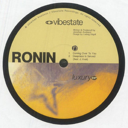 Ronin – Luxury EP (12", Vibestate, 2026) Back Cover