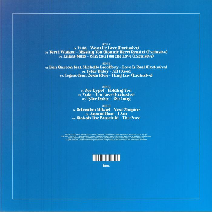 Ronnie Herel – Neo Soul Sessions Volume Two (12", BBE Records, 2026) Back Cover