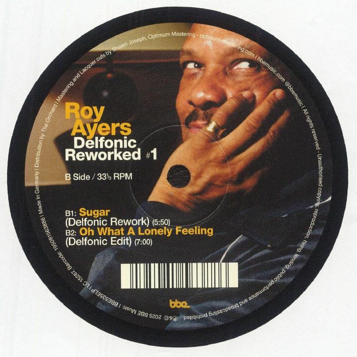 Roy Ayers – Delfonic Reworked #1 (12", BBE, 2025) back cover