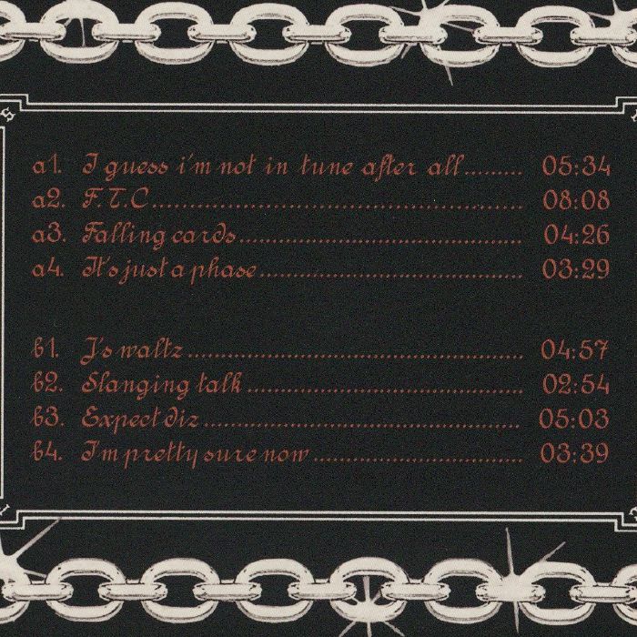 Rudi J – I Guess I'm Not In Tune After All (LP, Souvenirs From Imaginary Cities, 2026) Back Cover