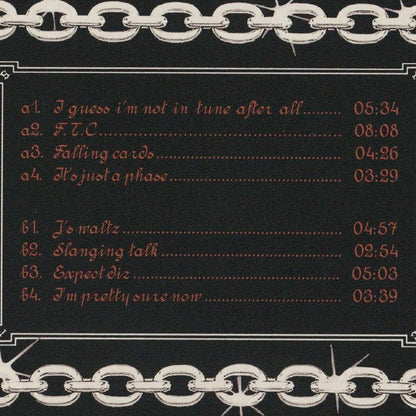 Rudi J – I Guess I'm Not In Tune After All (LP, Souvenirs From Imaginary Cities, 2026) Back Cover