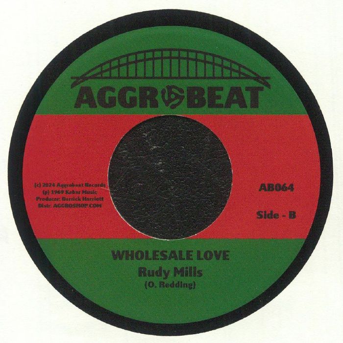 Rudy Mills – A Heavy Load (7", Aggrobeat, 2024) Back Cover