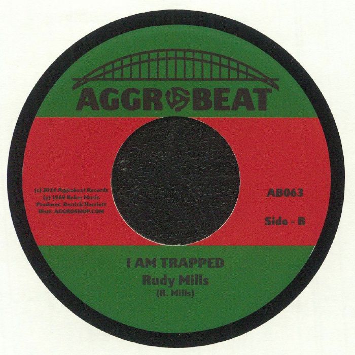 Rudy Mills – Tears On My Pillow (7", Aggrobeat, 2024) Back Cover