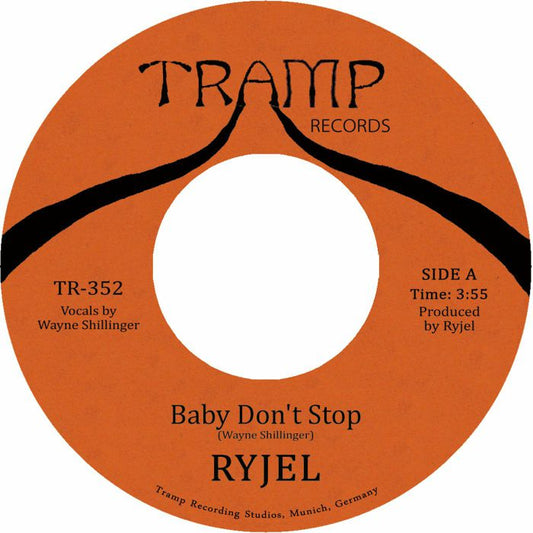 Ryjel – Heart's On Fire (7", Tramp, 2026) Front Cover