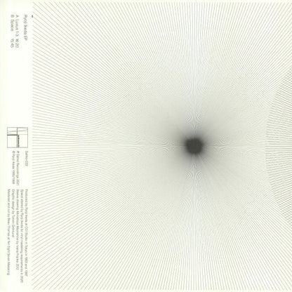 Ryoji Ikeda – Ryoji Ikeda EP (12", Sähkö Recordings, 2021) Back Cover