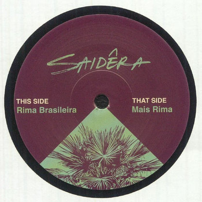 Saidera – Rima Brasileira (7", Gems, 2026) Front Cover