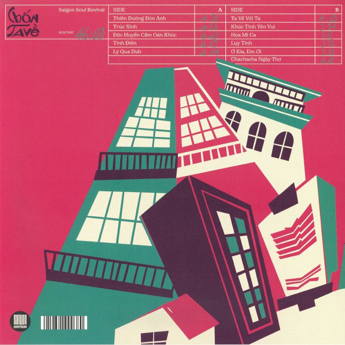 Saigon Soul Revival – Chốn Ta Về (LP, Saigon Supersound, 2026) Back Cover