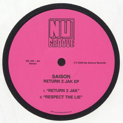 Saison – Return 2 Jak EP (12", Nu Groove Records, 2025) back cover