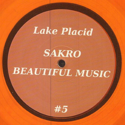 Sakro – Beautiful Music (12", Transparent Orange, Lake Placid, 2026) Front Cover