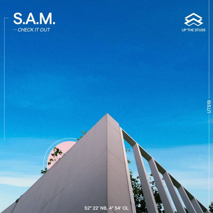 S.A.M. – Check It Out (12", Pink, Up The Stuss, 2024) Front Cover
