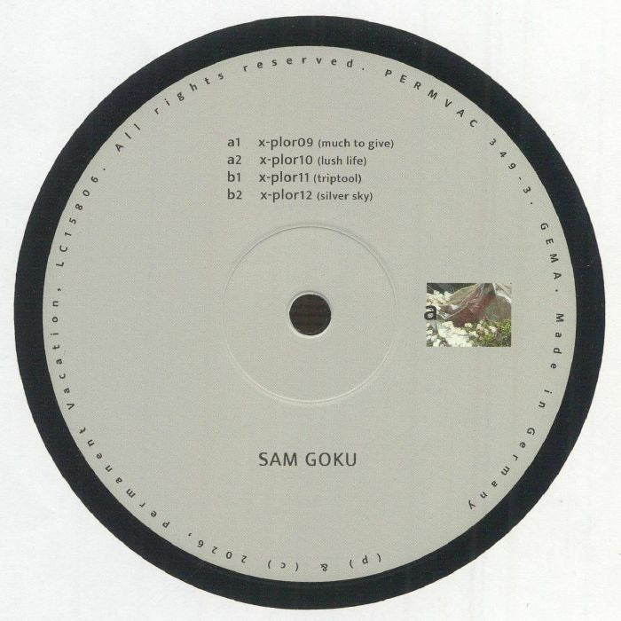 Sam Goku – Explorations 03 (12", Permanent Vacation, 2026) Front Cover