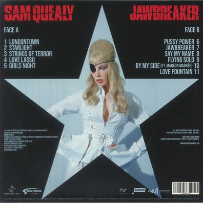 Sam Quealy – Jawbreaker (LP, Music & Craft, 2026) Back Cover
