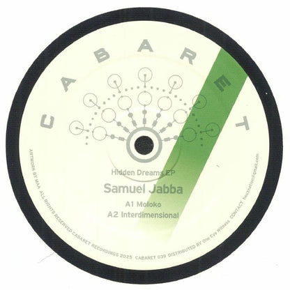Samuel Jabba – Hidden Dreams EP (12", CABARET Recordings, 2025) Front Cover