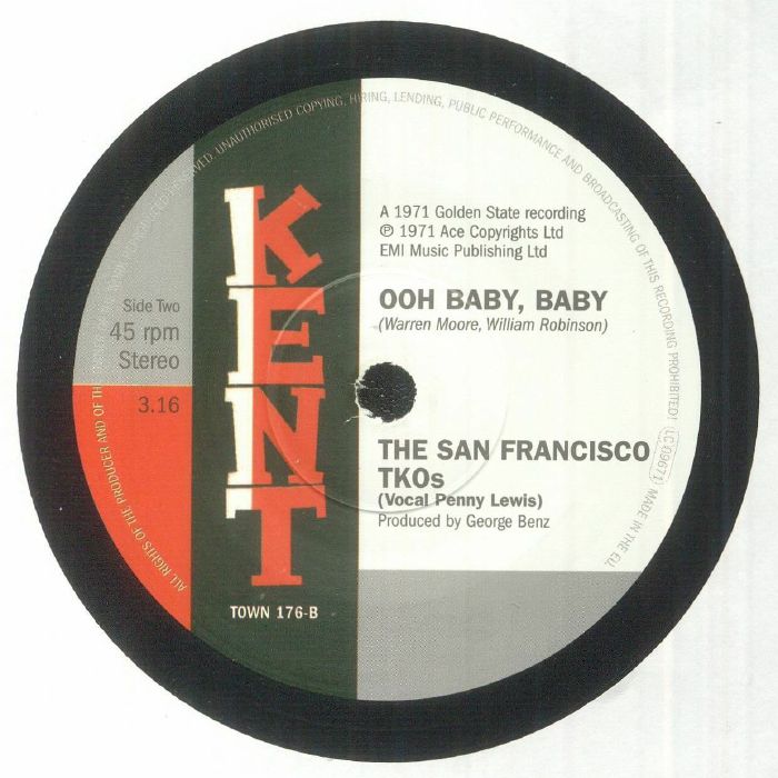 San Francisco TKOs – Make Up Your Mind (7", Kent Records, 2025) front cover