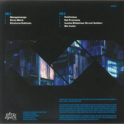 Sandy B soFa elsewhere – Forward In Reverse Pt.1 (LP, Afrosynth Records, 2026) Back Cover
