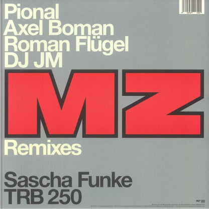 Sascha Funke – MZ (Remixes) (12", Turbo, 2025) back cover