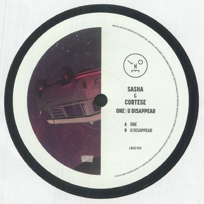 Sasha & Cortese – One / U Disappear (12", Last Night On Earth, 2026) Back Cover