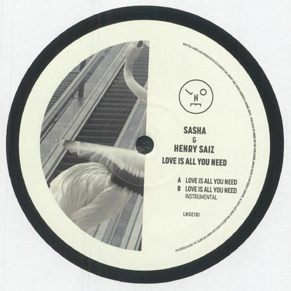 Sasha Henry Saiz – Love Is All You Need (12", Last Night On Earth, 2025) Back Cover