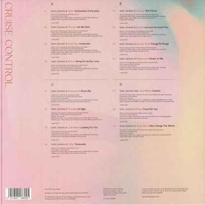 Satin Jackets – Cruise Control (2xLP, Golden Hour Recordings, 2025) back cover
