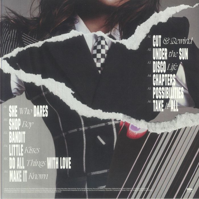 Say She She – Cut & Rewind (LP, Diamond West, 2025) Back Cover