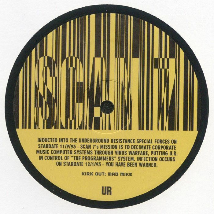 Scan 7 – Black Moon Rising (12", Underground Resistance, 2024) Back Cover