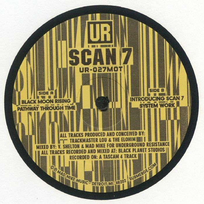 Scan 7 – Black Moon Rising (12", Underground Resistance, 2024) Front Cover