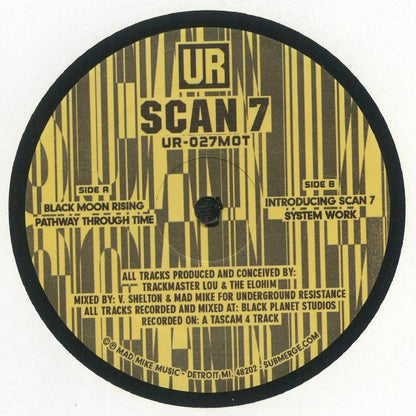 Scan 7 – Black Moon Rising (12", Underground Resistance, 2024) Front Cover