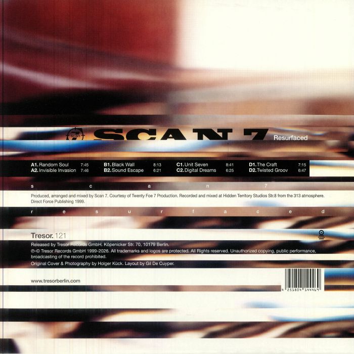 Scan 7 – Resurfaced (2x12", Tresor, 2026) Back Cover