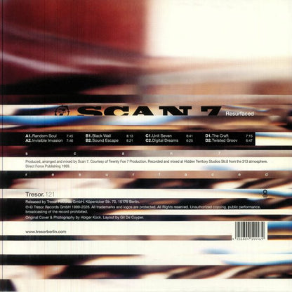 Scan 7 – Resurfaced (2x12", Tresor, 2026) Back Cover