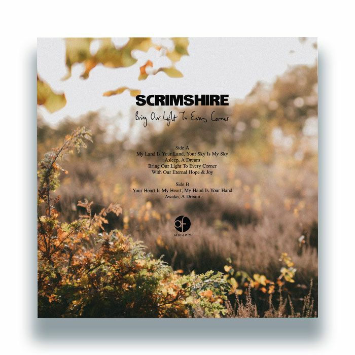 Scrimshire – Bring Our Light To Every Corner (LP, insert, Albert's Favourites, 2026) Back Cover