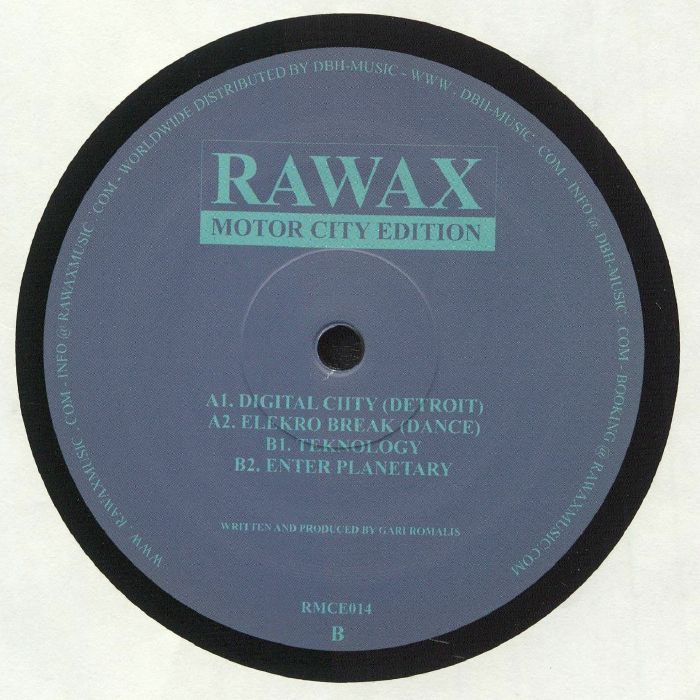 SCSI – Digital Ciity (12", Rawax, 2020) Back Cover