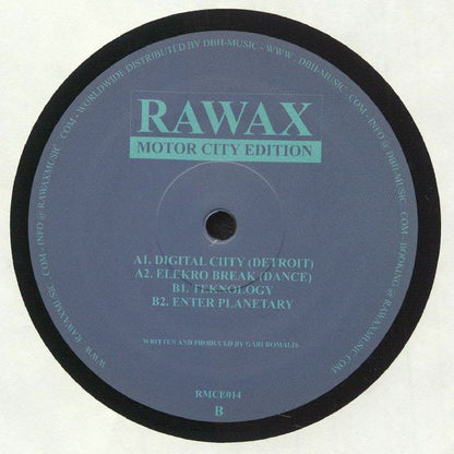 SCSI – Digital Ciity (12", Rawax, 2020) Back Cover