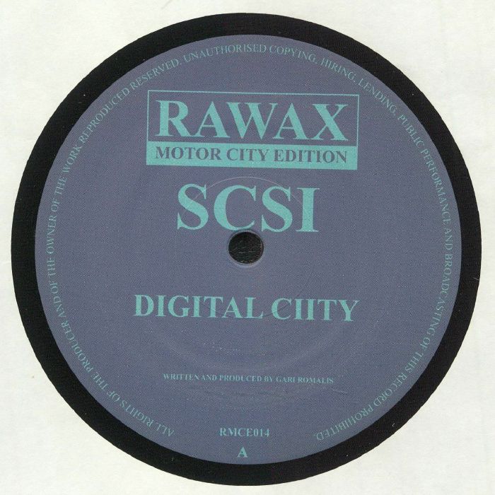 SCSI – Digital Ciity (12", Rawax, 2020) Front Cover
