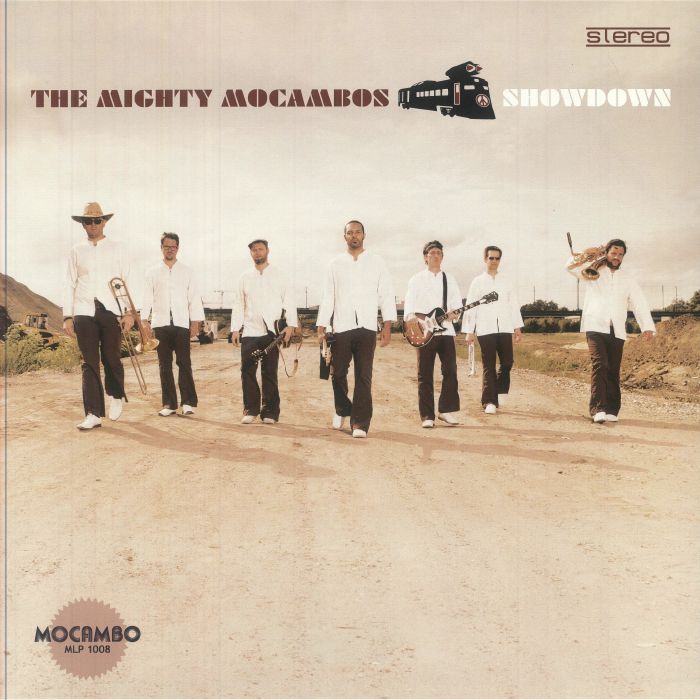The Mighty Mocambos – Showdown (10th Anniversary) (LP+7", Gold, Mocambo, 2025) Front Cover