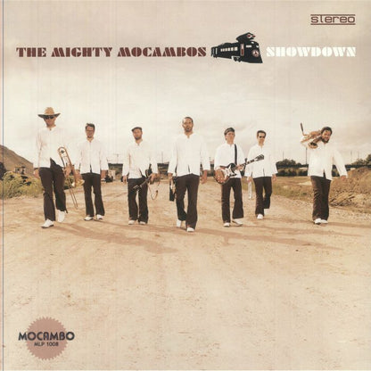 The Mighty Mocambos – Showdown (10th Anniversary) (LP+7", Gold, Mocambo, 2025) Front Cover