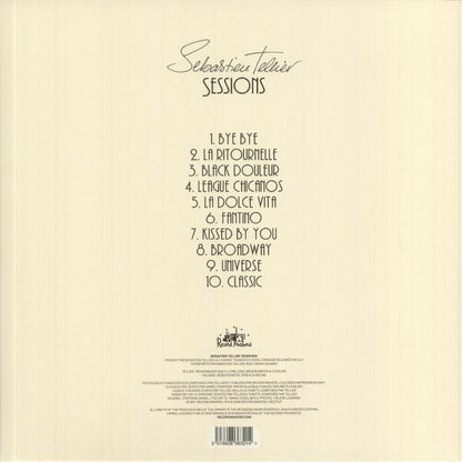 Sébastien Tellier – Sessions (LP, Gatefold, Record Makers, 2021) back cover
