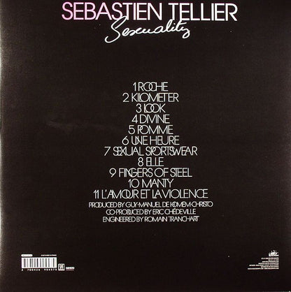Sébastien Tellier – Sexuality (LP, Record Makers, 2021) Back Cover