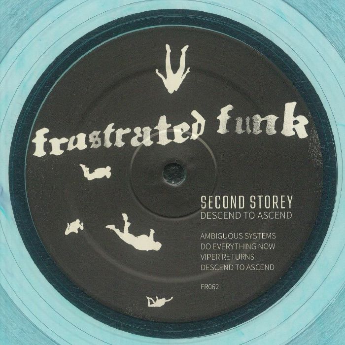 Second Storey – Descend To Ascend (12", clear blue, Frustrated Funk Holland, 2026) Front Cover