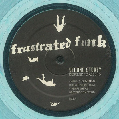 Second Storey – Descend To Ascend (12", clear blue, Frustrated Funk Holland, 2026) Front Cover