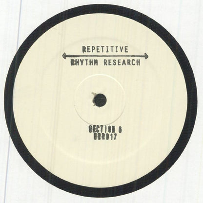 Section 6 – Section 6 Part 1 (12", hand stamped, Repetitive Rhythm Research, 2026) Back Cover