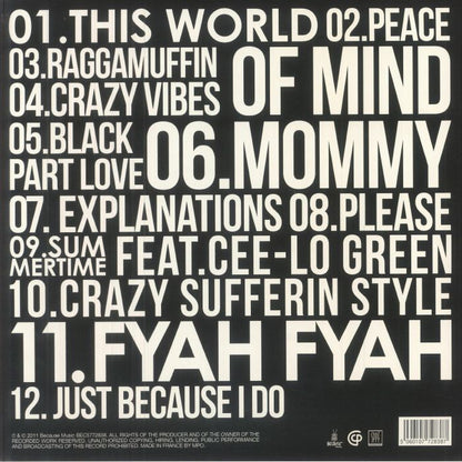 Selah Sue – Selah Sue (LP, Because Music, 2011) Back Cover