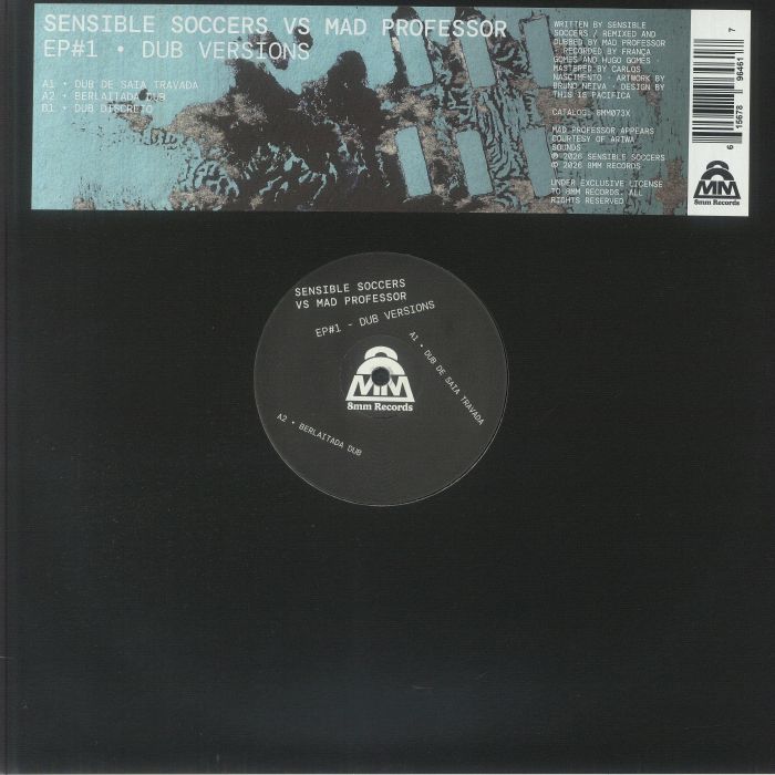 Sensible Soccers Vs Mad Professor – Ep#1 - Dub Versions (12", 8mm Records, 2026) Front Cover