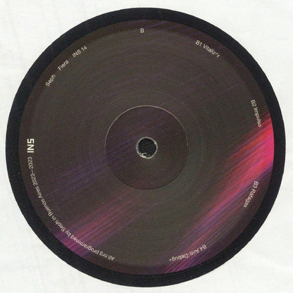 Seph – Fiera (12", Insurgentes, 2025) Back Cover