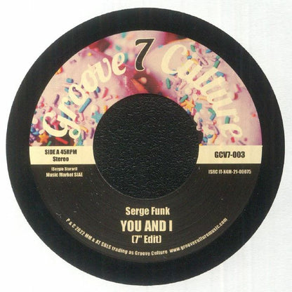Serge Funk – You & I (7", Groove 7 Culture, 2023) Front Cover