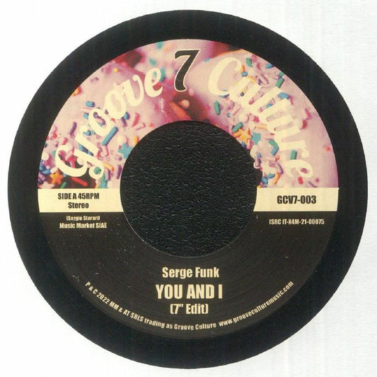 Serge Funk – You & I (7", Groove 7 Culture, 2023) Front Cover