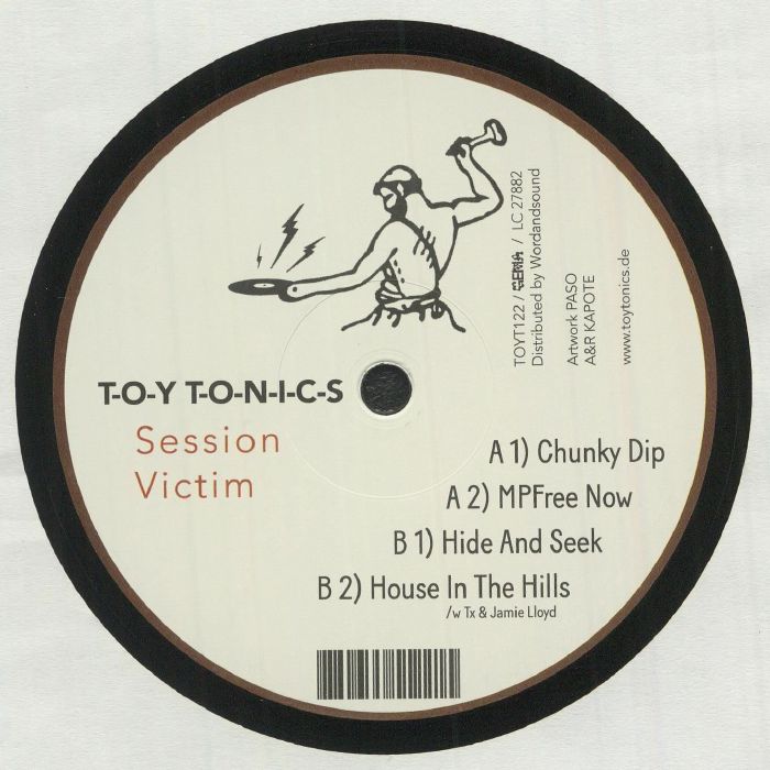 Session Victim – 10,000 Hours (12", Toy Tonics, 2021) Back Cover