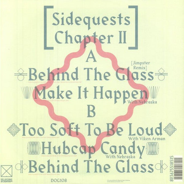 Session Victim – Sidequests Chapter II (12", Delusions Of Grandeur, 2025) Back Cover