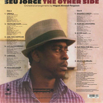 Seu Jorge – The Other Side (LP, gatefold, Amor In Sound, 2026) Back Cover