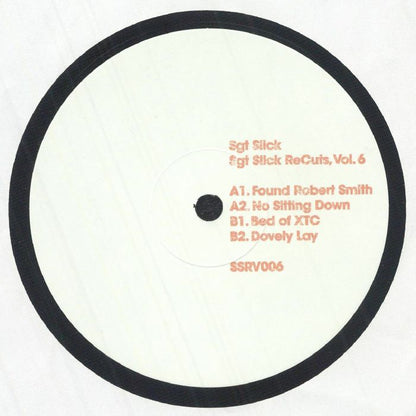 Sgt Slick – Sgt Slick ReCuts, Vol. 6 (12", Sgt Slick ReCuts, 2025) back cover